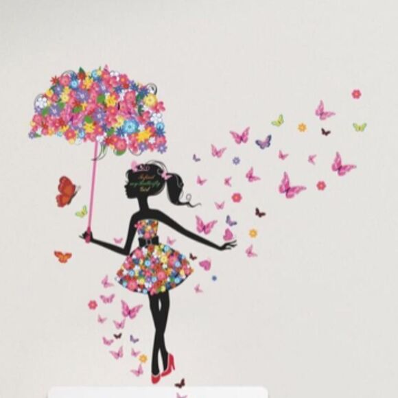 Colorful Butterfly Wall Sticker - Picture 1 of 4
